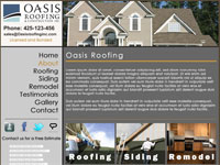 Seattle Webdesign - Oasis Roofing and Construction